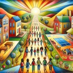 نقاشی راه وفاق در مدرسه و تاثیر آن در فردای کشور عزیزمان ایران چیست