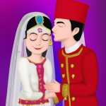 تصویر ازدواج یک دختر لر اهل خرم آباد با موهای مشکی و چشمانی درشت به اسم راضیه و یک پسر فارس اهل شیراز