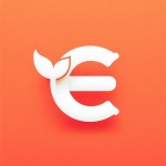 ترکیبی از لوگوی پیامرسان ایتا (شبیه ترکیب شکلِ حرفِ کوچیک e و دُم نهنگ) و لوگوی دندان درست کن. تصویرت فقط از دو رنگ نارنجی و سفید تشکیل شده باشه