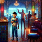 دو پسر ۷ ساله  که در باشگاه رو به ما ایستاده اند و یکی از آنها دست به سینه ایستاده و یکی دیگر درحال دست تکان دادن به ما هستند و به صورت کارتونی طراحی شده است و با لباس ورزشی هستند.
