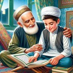 محمد رضا شجریان که خواننده هست در کودکی خودش قرار داره و در کنار پدرش در خانه نشستند و در حال خواندن قرآن میباشد و خوشحال هست از این موضوع دراینجا حدود 10 سال سن دارد