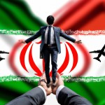 نقشه ایران در اوج قله موفقیت