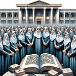 وفاق در مدرسه و تاثیر آن در آینده کشورمان ایران ( پس زمینه آن مدرسه است و دانش آموزان محجبه دست در دست هم داده‌اند ) کتاب در اطراف وجود دارد