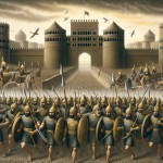 تصویر حمله سپاهیان هخامنشی با امپراطوری ماد ها