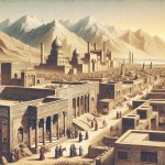 یه عکس تاریخی از همدان یا حکمتانه زمان هخامنشیان نشون بده