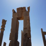 یک منظره بسیار زیبا از تخته جمشید