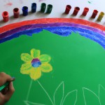نقاشی راه وفاق در مدرسه و تاثیر آن در فردای کشور عزیزمان ایران