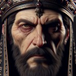 یه عکس از تک تک پادشاهان سلسله اشکانیان که بر روی صورتشون زوم شده و کمی خیلی کم اعصبانی هستند بساز