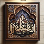 طرح اسلیمی مناسب پشت تابلو برای املاک پادشاه برام بساز