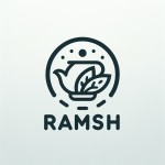 یه لگو میخوام برای یه برند چای به اسم رامش و میخوام این لگو مینیمال باشه تا حدودی و مردم در نگاه اول با دیدن لگوی چای بفهمن که این لگو برای چای هست