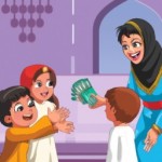 عیدی دادن شهرزاد به بچه ها
