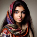 دختر ۲۲ بهمن ماهی با چادر