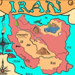 تصویری از نقشه ایران باستان که به صورت انیمیشنی باشد