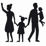 مرد و زنی در حال هدایت کودکان