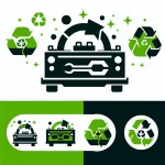 .  لوگو با نام car batron باید به خرید و فروش باتری‌های فرسوده ماشین و مفهوم بازیافت مرتبط باشد.
2. رنگ‌ها:
- سبز (برای نماد بازیافت و حفاظت از محیط زیست).
- رنگ‌های مکمل مانند مشکی یا خاکستری.
3. عناصر تص