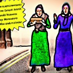 دو زن در حال روزه گرفتن برای اعتراض در انگلستان در گذشته