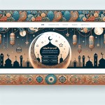 هدر سایت با موضوع عید قربان و عید غدیر طراحی بکن با ابعاد 140 در 2800 پیکسل با پسوند jpg