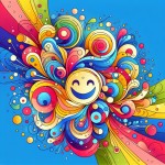 پس زمینه شاد گرافیکی