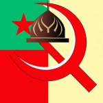 ترکیب نماد جمهوری اسلامی با نماد اتحاد جماهیر شوروی