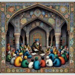 یک تصویر داستانی ایرانی و اسلامی درباره ضرب المثل هرچه کنی به خود کنی هر همه نیک و بد کنی بده