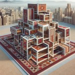 نما ساختمانی با استفاده از طرح قالی چالشتری بهم بده