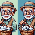 یه پیرمرد مهربون کارتونی تخمه فروش حرفه ای.سیبیلو و با کلاه و عینک