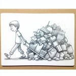 نقاشی در مورد نکوهش اسراف برای دانش آموز پایه ششم ابتدایی می خواهم که ساده باشد
