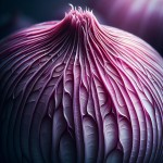 عکس یک پیاز خوشگل بنفش