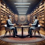 تصویری این گونه بساز . یک صحنه مجلل و مدرن برای یک تاک شو روشنفکرانه باشد که پشت آن کتابخانه ای باشد و صنعت جوری در آن دیده شود. دو تا آدم هم دور میز بگذار که به صورت نمادین نشان دهد که این ها وزرای صنعت و انسان های خبره صنعتی ایرانی هستند. خانم هم نباشند. کراوات هم نداشته باشند