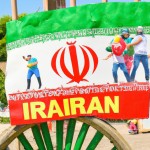 پرچم ایران بر فراز جهان