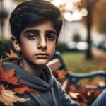 عکس یه پسر ک کمی ناراحت و تث فکره