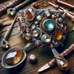 با مواد بازیافتی برام یک زیور طراحی کن