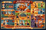 تمام قوانین بسکتبال را با تصویر به صورت پوستر و با کیفیت درست کن