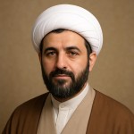 عمامه روحانی شیعه سفید رنگ