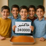 من  دانش آموز کلاس ششم هستم میخوام در بازارچه مدرسه خاکشیر به قیمت 240000 تومان بفروشم من به همراه دوستانم امیرعلی امیرحسن سی محمد و امیرحسین در این تصویر نشان بده ما از سودی که کردیم خیلی خوشحال هستیم