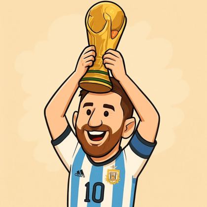 به جای جام جهانی یک گلدون قرار بده — قبل از ویرایش