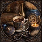 برای لوگو پیج جدیدم میخوام عکس طراحی کنم مربوط به فال قهوه و شمعتراپی البته تمرکز اصلیم روی فال قهوه اس رنگ ماچا یا قهوه ای یا آبی درباری چندتا