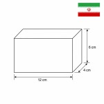 خاک بر سرت . یک تصویر خطی از یک مکعب مستطیل ایجاد کن. عقلت نمیرسه اندازه ها رو چک کنی خاک برسر ایرانی