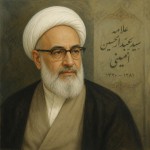 تصویر نقاشی علامه امینی