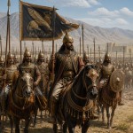 تصویری از لشکر گئوم آتای مغ در زمان هخامنشی
